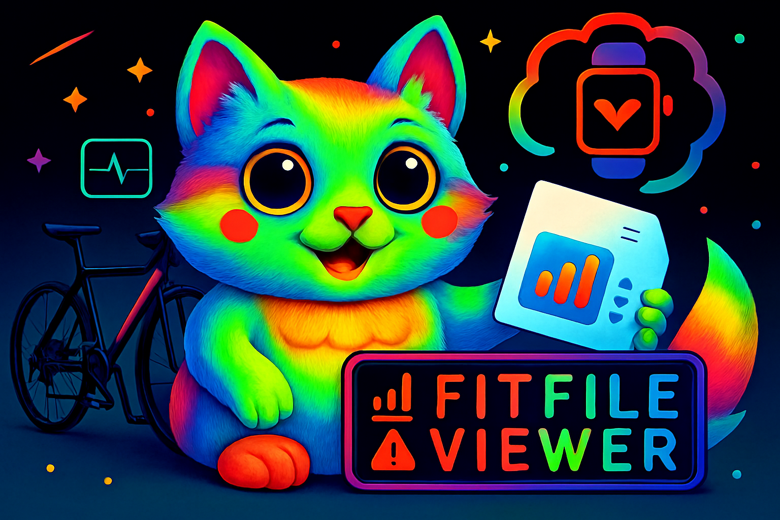 FitFileViewer mascot Coach Kitty